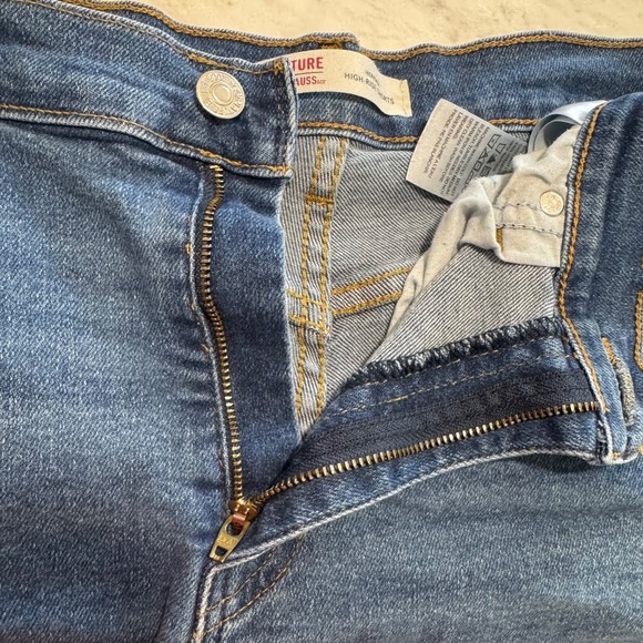 Womens Denim Signature‎ Levi Strauss Heritage High Rise 3" Shorts - Picture 7 of 7